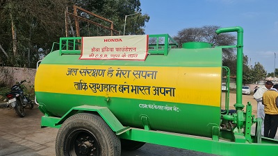 Honda India Foundation donates 30 water tankers to  benefit 30 villages of Uklana (Haryana), News, KonexioNetwork.com