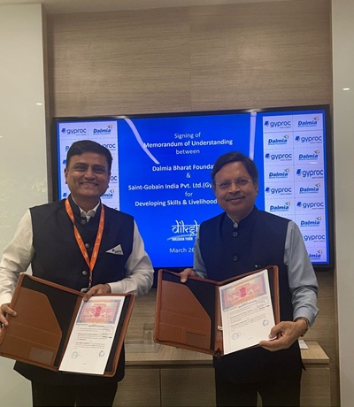 Dalmia Bharat Foundation Partners with Gyproc India to Introduce Drywall and False Ceiling Training, News, KonexioNetwork.com