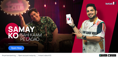 Kotak811 Launches its Campaign #SamayKoSahiKaamPeLagao, News, KonexioNetwork.com